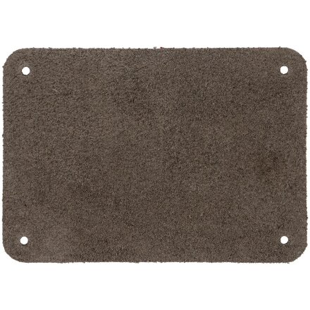 Лейбл кожаный Beta, XL, серый Лейбл кожаный Beta, XL, серый