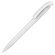 Ручка шариковая Clear Solid, белая с нанесением логотипа