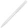 Ручка шариковая Clear Solid, белая с нанесением логотипа