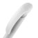 Ручка шариковая Clear Solid, белая с нанесением логотипа
