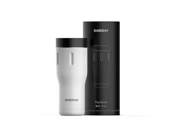 Термос питьевой, вакуумный, бытовой, тм bobber. Объем 0,47 литра. Артикул Tumbler-470 Iced Water с нанесением логотипа