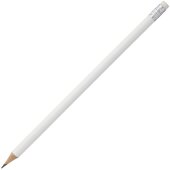 Карандаш простой Hand Friend с ластиком, белый Карандаш простой Hand Friend с ластиком, белый