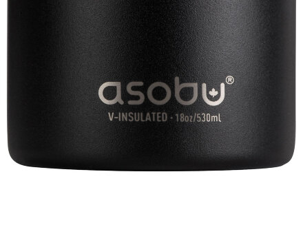 Вакуумная термобутылка ALPINE FLASK, 530 мл, черный Вакуумная термобутылка ALPINE FLASK, 530 мл, черный