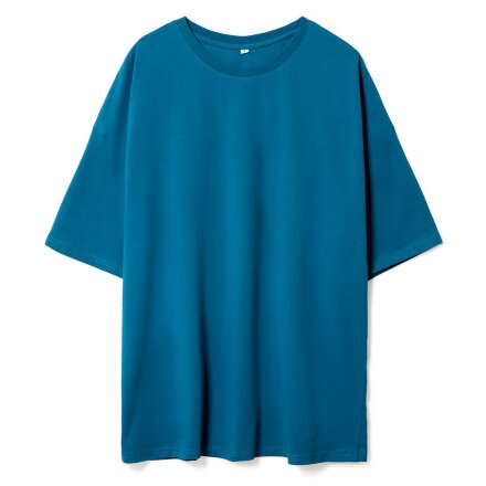 Футболка унисекс оверсайз Crosstown, бирюзовая (морская волна) Футболка унисекс оверсайз Crosstown, бирюзовая (морская волна)