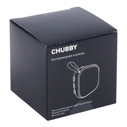 Беспроводная колонка Chubby, белая Беспроводная колонка Chubby, белая