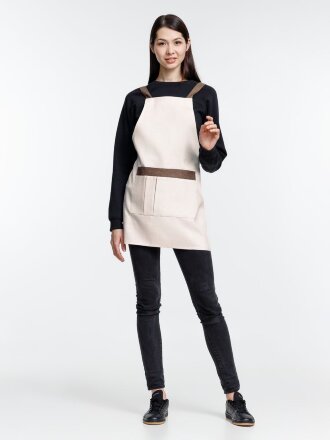 Фартук Settle In, светло-бежевый (молочный) Фартук Settle In, светло-бежевый (молочный)