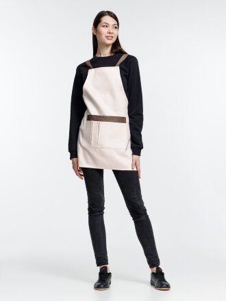 Фартук Settle In, светло-бежевый (молочный) Фартук Settle In, светло-бежевый (молочный)