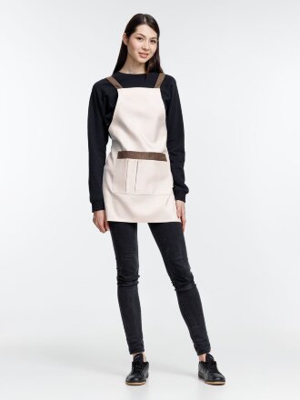 Фартук Settle In, светло-бежевый (молочный) Фартук Settle In, светло-бежевый (молочный)