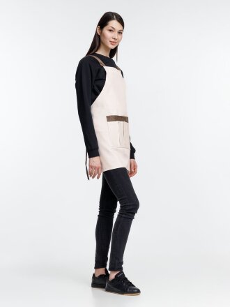 Фартук Settle In, светло-бежевый (молочный) Фартук Settle In, светло-бежевый (молочный)