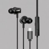 Стереогарнитура Stereo Aura ANC, USB-C, черный, Deppa Стереогарнитура Stereo Aura ANC, USB-C, черный, Deppa