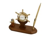 Настольный прибор У руля, коричневый/золотистый Настольный прибор У руля, коричневый/золотистый