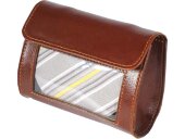 Футляр для галстука Alessandro Venanzi, коричневый Футляр для галстука Alessandro Venanzi, коричневый