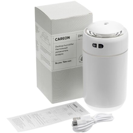 Настольный увлажнитель воздуха с подсветкой DH07, белый Настольный увлажнитель воздуха с подсветкой DH07, белый