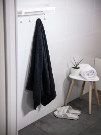 Полотенце Odelle, большое, черное