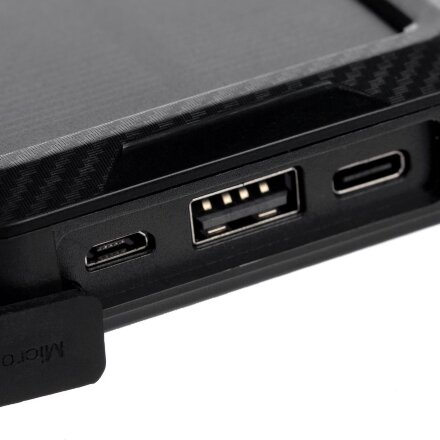 Аккумулятор защищенный Total Control 10000 мАч, черный Аккумулятор защищенный Total Control 10000 мАч, черный