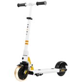 Электросамокат Kid, белый с оранжевым Электросамокат Kid, белый с оранжевым