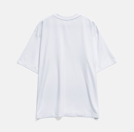 Футболка из бифлекса Morfiss, белая Футболка из бифлекса Morfiss, белая