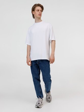 Футболка из бифлекса Morfiss, белая Футболка из бифлекса Morfiss, белая