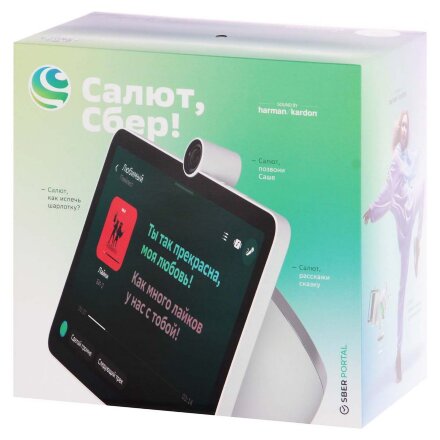 Смарт-дисплей SberPortal, белый Смарт-дисплей SberPortal, белый