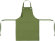 Хлопковый фартук Delight с карманом и регулируемыми завязками, хаки