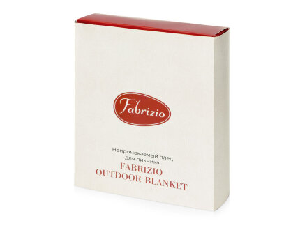 Непромокаемый плед для пикника Fabrizio, синий/черный Непромокаемый плед для пикника Fabrizio, синий/черный