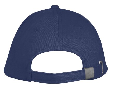 Бейсболка Long Beach, темно-синяя с белым Бейсболка Long Beach, темно-синяя с белым