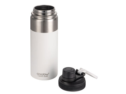 Вакуумная термобутылка ALPINE FLASK, 530 мл, белый Вакуумная термобутылка ALPINE FLASK, 530 мл, белый