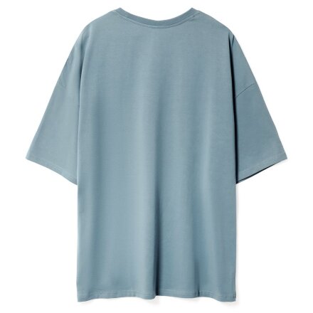 Футболка унисекс оверсайз Crosstown, серо-зеленая Футболка унисекс оверсайз Crosstown, серо-зеленая