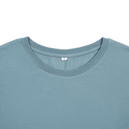 Футболка унисекс оверсайз Crosstown, серо-зеленая Футболка унисекс оверсайз Crosstown, серо-зеленая