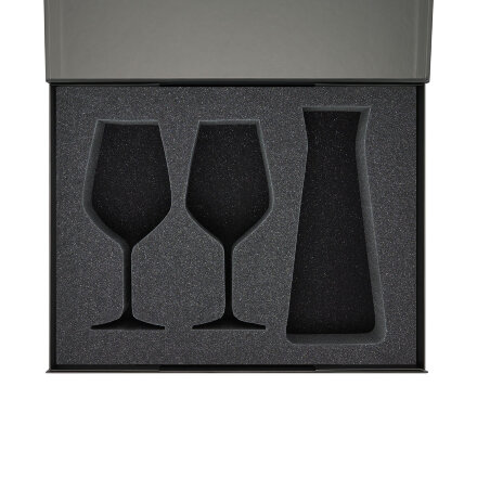 Ложемент под 2 бокала для вина + декантер в большую коробку-трансформер (арт. 695722)