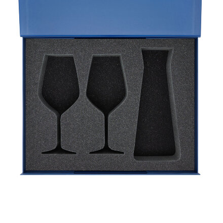 Ложемент под 2 бокала для вина + декантер в большую коробку-трансформер (арт. 695722)