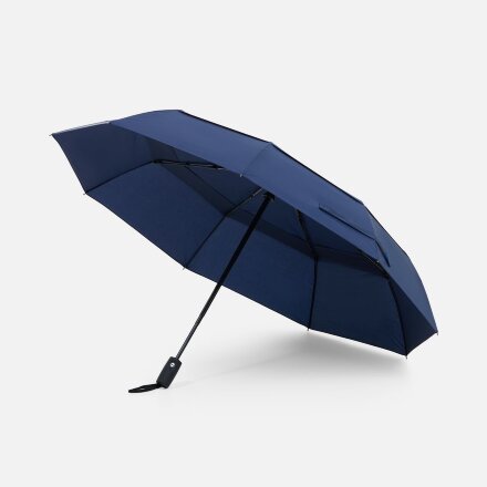 Складной зонт Dome Double с двойным куполом, темно-синий Складной зонт Dome Double с двойным куполом, темно-синий