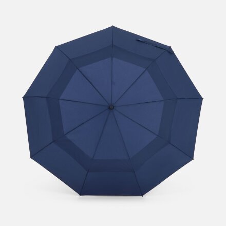 Складной зонт Dome Double с двойным куполом, темно-синий Складной зонт Dome Double с двойным куполом, темно-синий