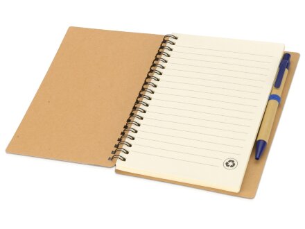 Блокнот Priestly с ручкой, синий Блокнот Priestly с ручкой, синий