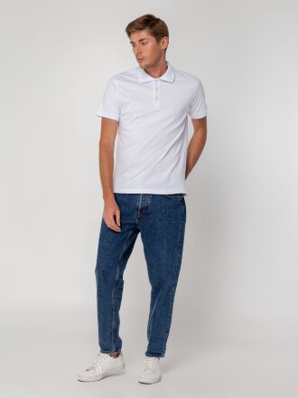 Рубашка поло мужская Virma Stretch, белая Рубашка поло мужская Virma Stretch, белая