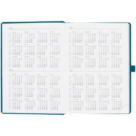 Ежедневник Favor, недатированный, бирюзовый Ежедневник Favor, недатированный, бирюзовый