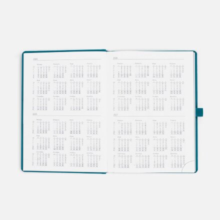 Ежедневник Favor, недатированный, бирюзовый