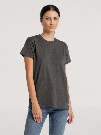 Футболка унисекс Firm Wear, черный меланж Футболка унисекс Firm Wear, черный меланж