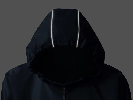 Дождевик - пончо Galaxy со светоотражающими элементами, темно-синий Дождевик - пончо Galaxy со светоотражающими элементами, темно-синий