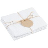 Набор кухонных полотенец Good Wipe, белый с белым Набор кухонных полотенец Good Wipe, белый с белым