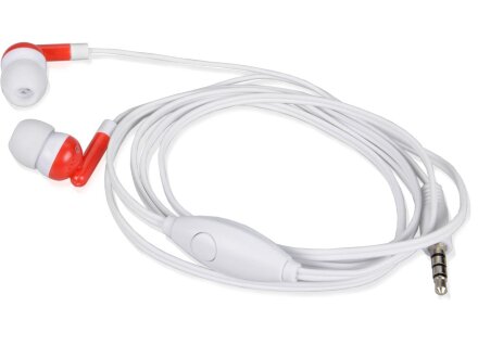 Наушники Марсель с набором переходников, красный Наушники Марсель с набором переходников, красный