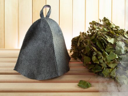 Банная шапка Heat Off, серая Банная шапка Heat Off, серая