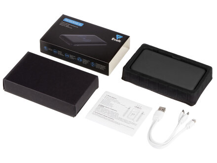 Внешний беспроводной аккумулятор с подсветкой лого Reserve X v.2, 8000 mAh, ярко-черный Внешний беспроводной аккумулятор с подсветкой лого Reserve X v.2, 8000 mAh, ярко-черный