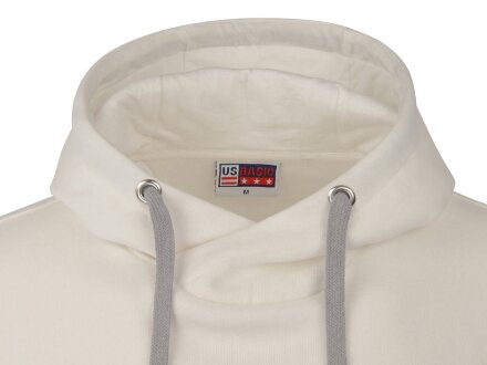 Толстовка унисекс Stream с капюшоном, белый Толстовка унисекс Stream с капюшоном, белый