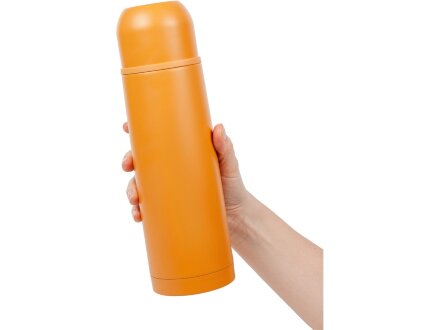Термос Relaxika 101 (0,75 литра), желтый (без лого)