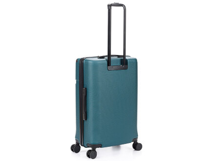 Чемодан TORBER Onego, зелёный, ABS-пластик, 69,5 х 46 х 26 см, 69 л