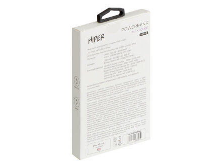 Портативный внешний аккумулятор MFX 10000 Silver (Р)