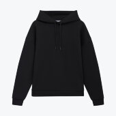 Худи релакс унисекс Баланс (Balance), с начесом, черный, размер XL/2XL