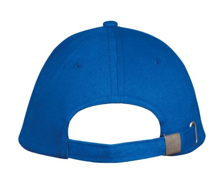 Бейсболка Long Beach, ярко-синяя с белым Бейсболка Long Beach, ярко-синяя с белым