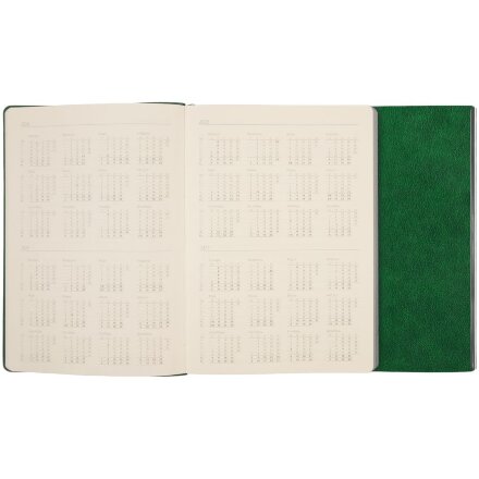 Ежедневник Petrus Flap, недатированный, зеленый Ежедневник Petrus Flap, недатированный, зеленый
